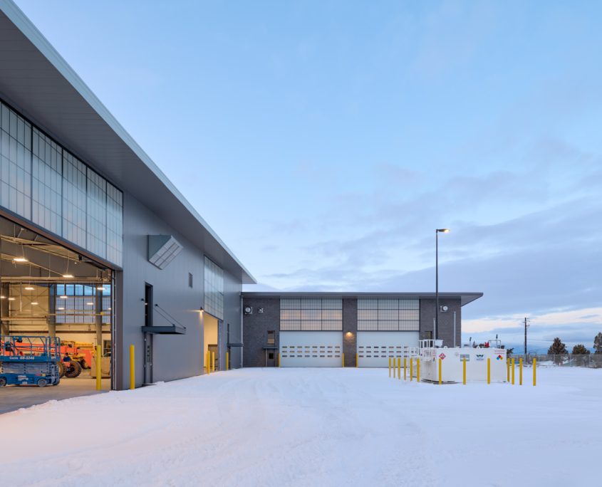 Redmond Airport Snow Removal Equipment Building Kirby Nagelhout Construction Company