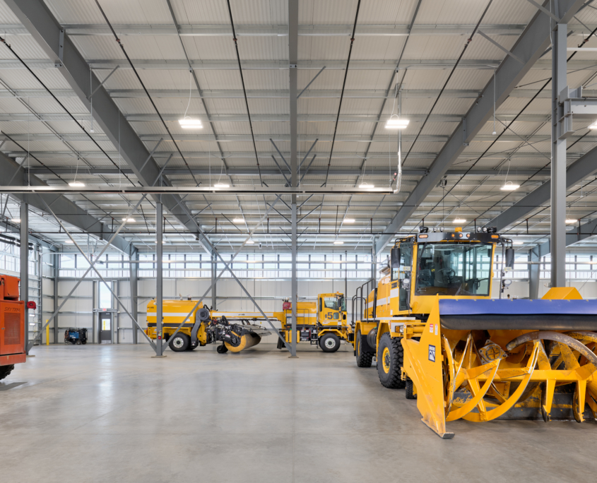 Redmond Airport Snow Removal Equipment Building Kirby Nagelhout Construction Company