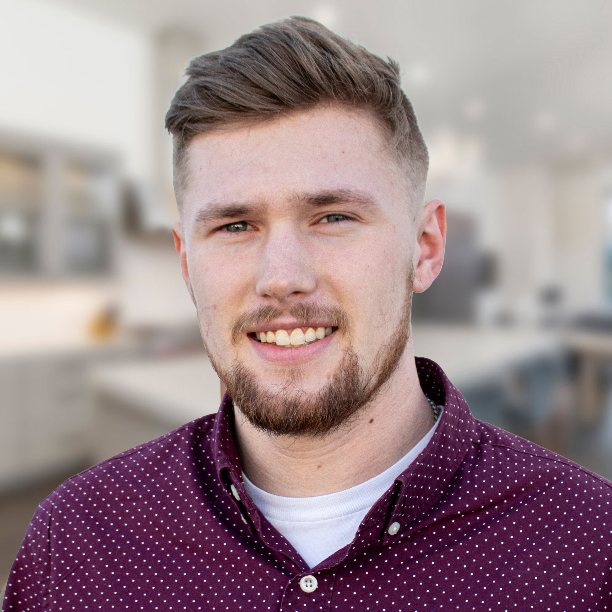 NoahLHeadshot Interior Background